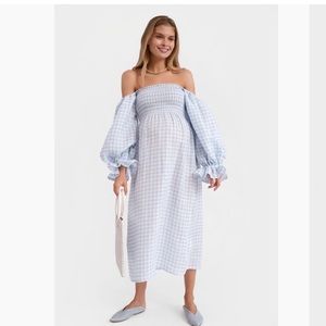 Sleeper Atlanta Dress in Blue Vichy